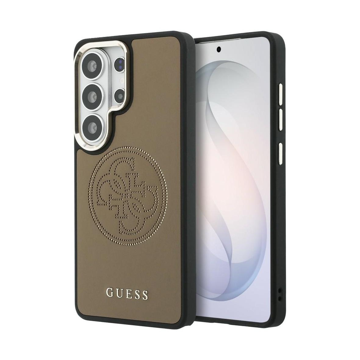 GUESS futerał do SAMSUNG S26 Ultra GUHMS26L5PG4SRGW (Perforated Logo MagSafe) brązowy