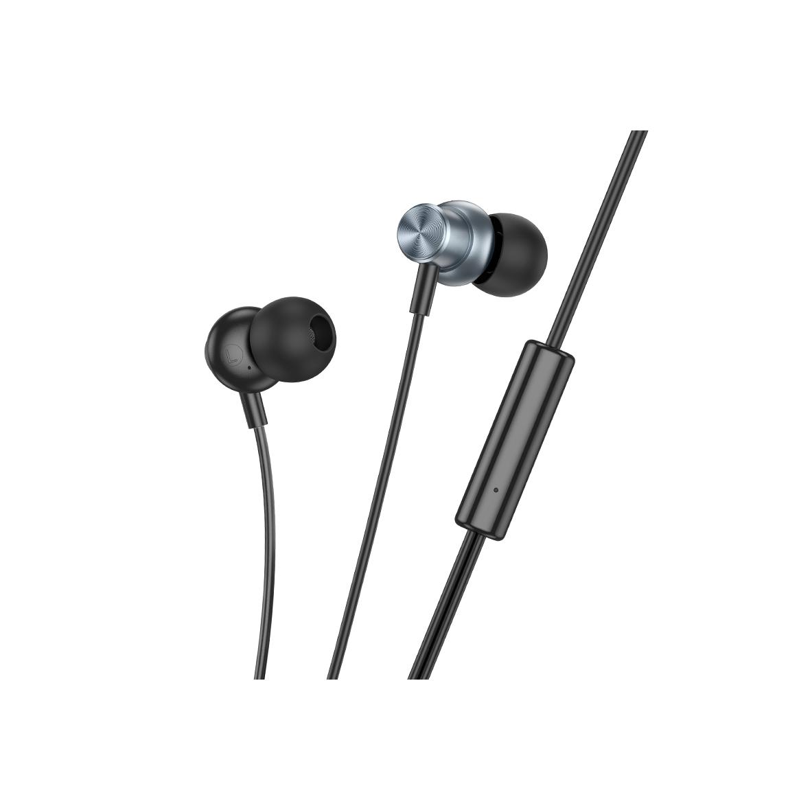 Słuchawki przewodowe douszne Jack 3,5 mm Hoco M110 szare