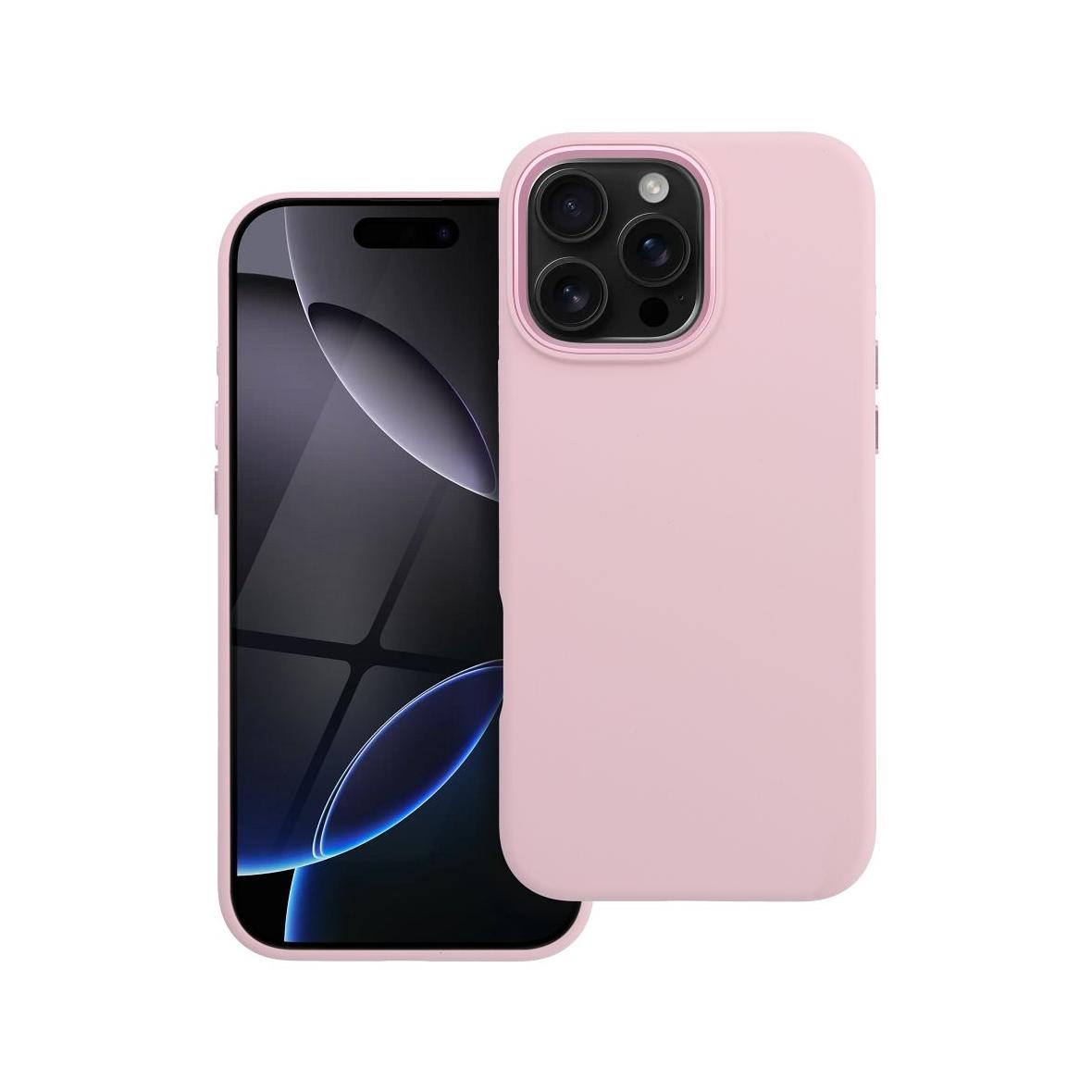 Etui na iPhone 16 PRO MAX Forcell F-Protect Frame Premium zgodny z MagSafe różowy 0INT