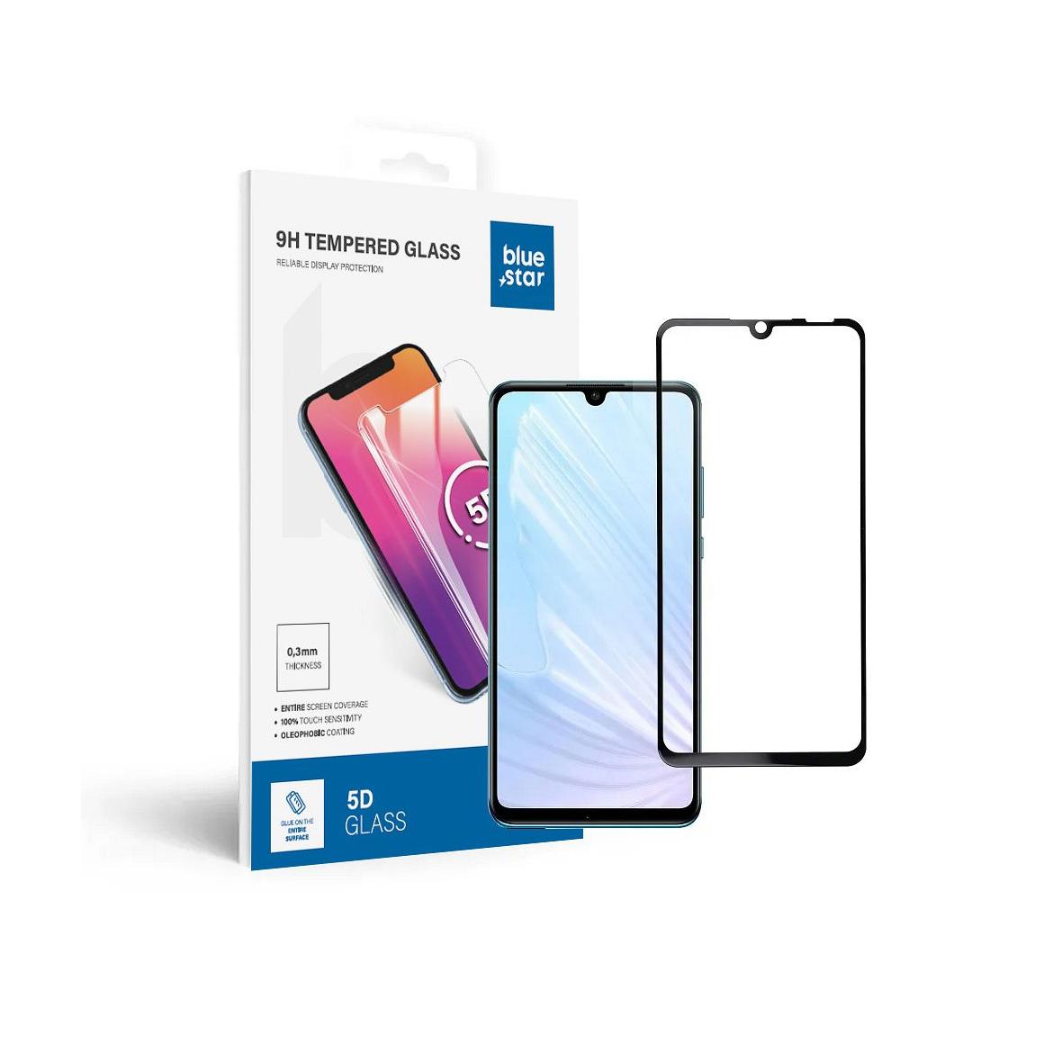 Szkło hartowane do Huawei P30 LITE (full glue / case friendly) Blue Star 5D czarne