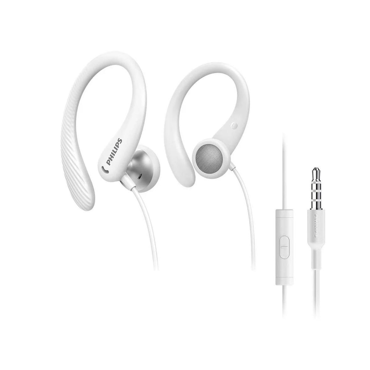 Słuchawki przewodowe douszne Jack 3,5 mm Philips TAA1105WT białe