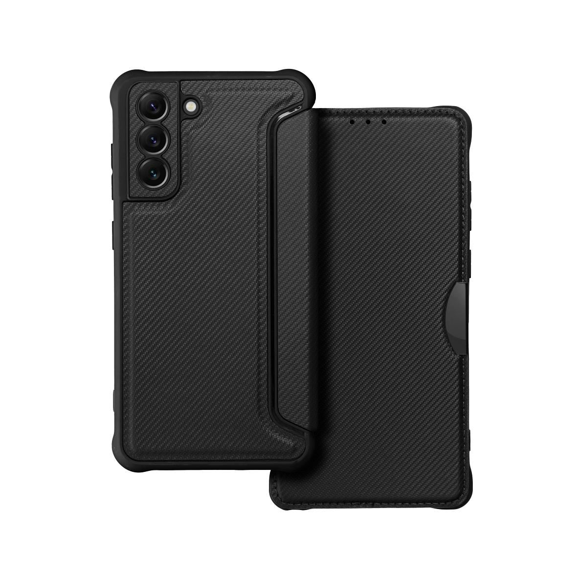 Etui z klapką na Samsung S21 FE Razor Book czarne