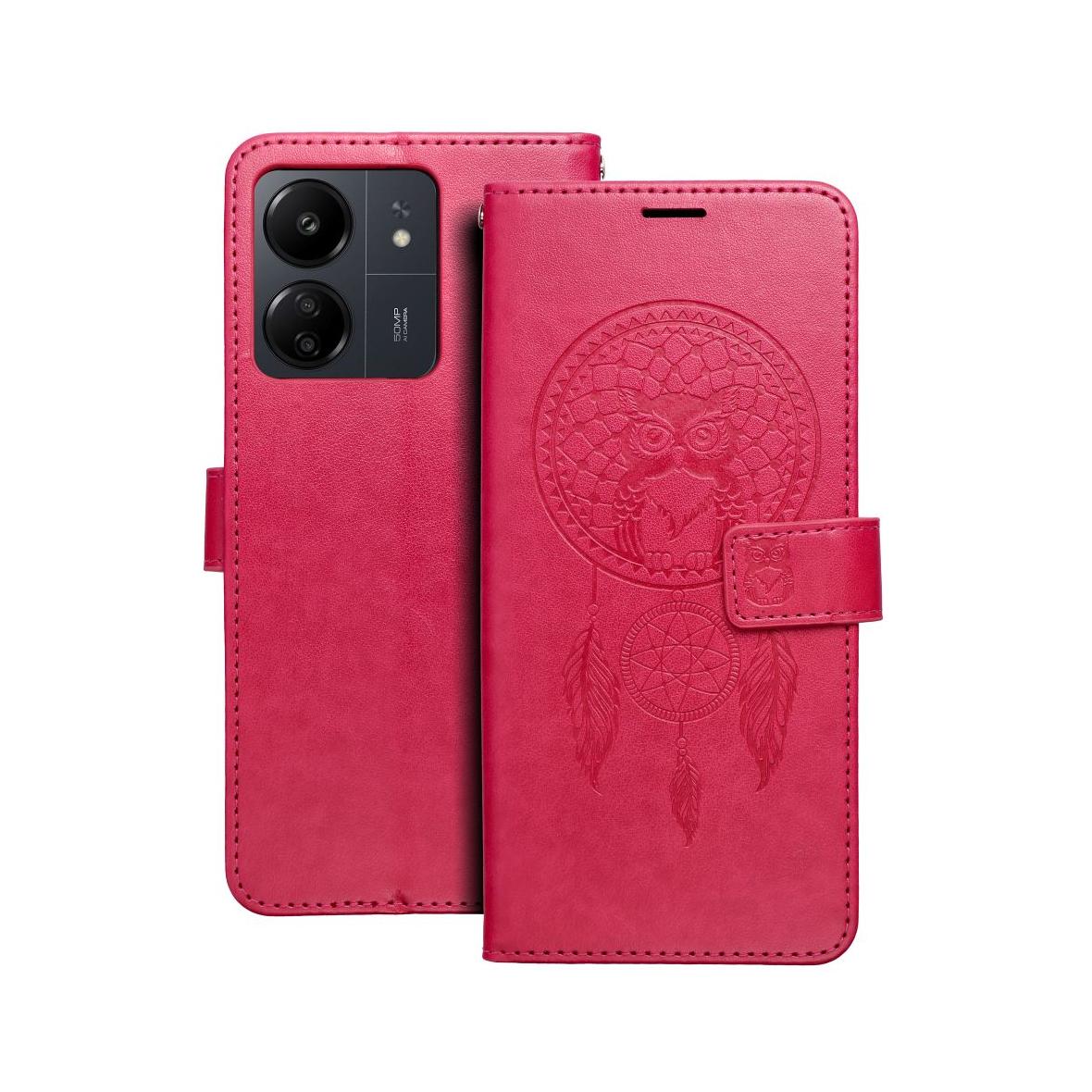 Etui z klapką Mezzo Book na Xiaomi Redmi 13C / Poco C65 mandala magenta
