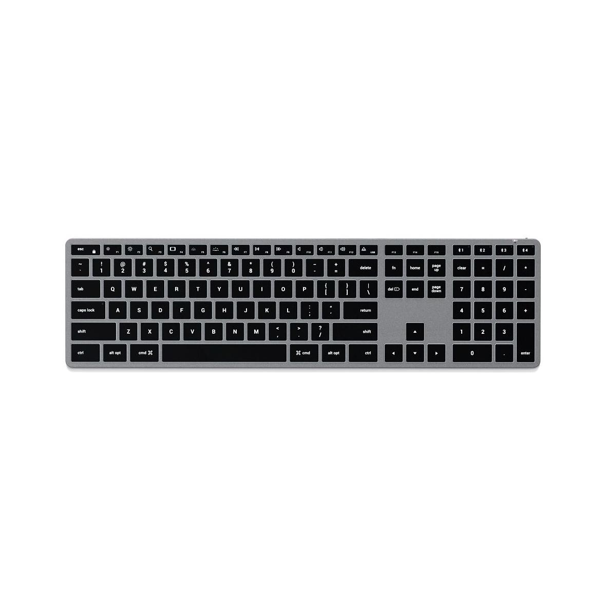 Klawiatura bezprzewodowa QWERTY Satechi Slim X3 ST-BTSX3M szara