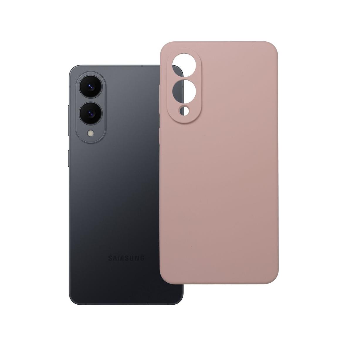 Futerał do Samsung S25 EDGE Silicone 2mm pudrowy róż