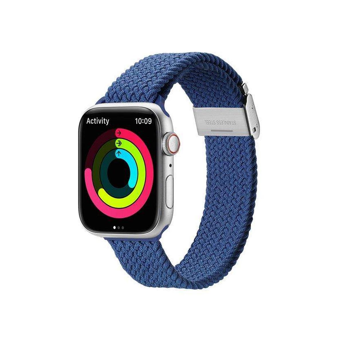 DUX DUCIS pasek MIXTURE PRO pleciony do Apple Watch 38 / 40 / 41 mm niebieski