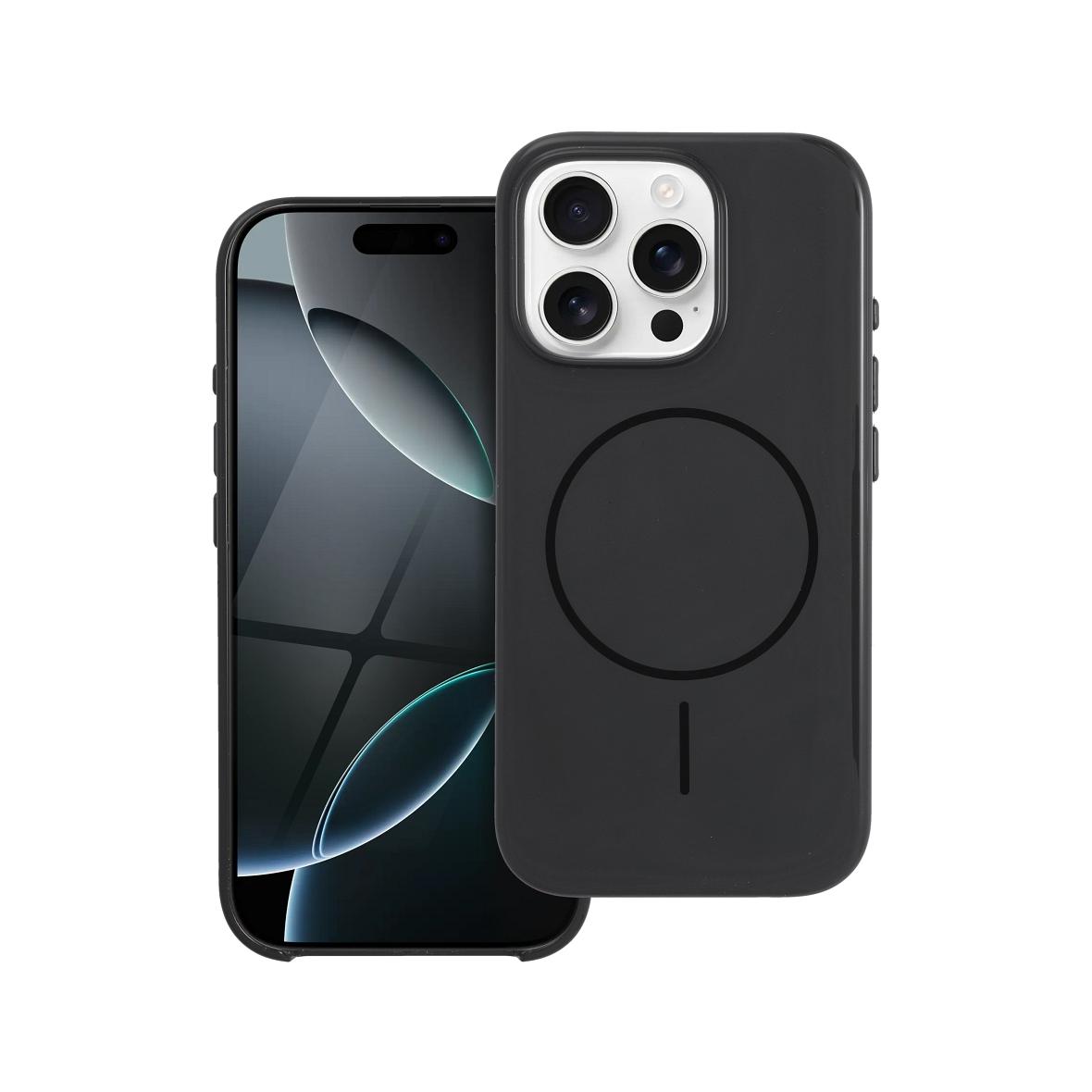 Etui na iPhone 16 PRO MAX Premium Glossy Mag Cover zgodny z MagSafe i Camera Control button czarne