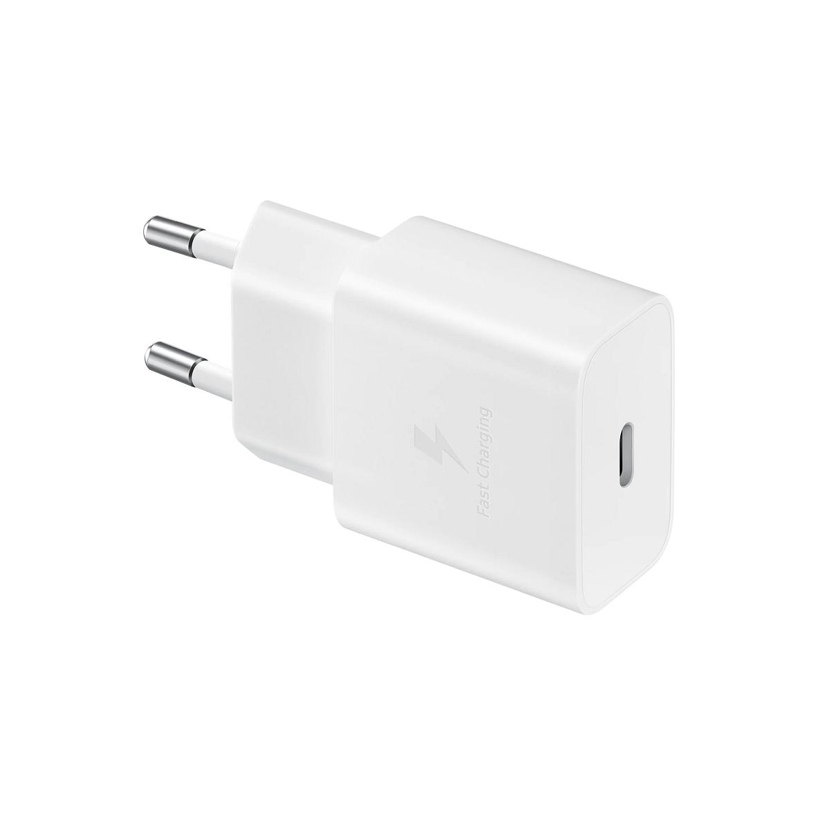SAMSUNG oryginalna ładowarka sieciowa Typ C + kabel Typ C do Typ C PD 3A 15W EP-T1510XWEGEU biała blister