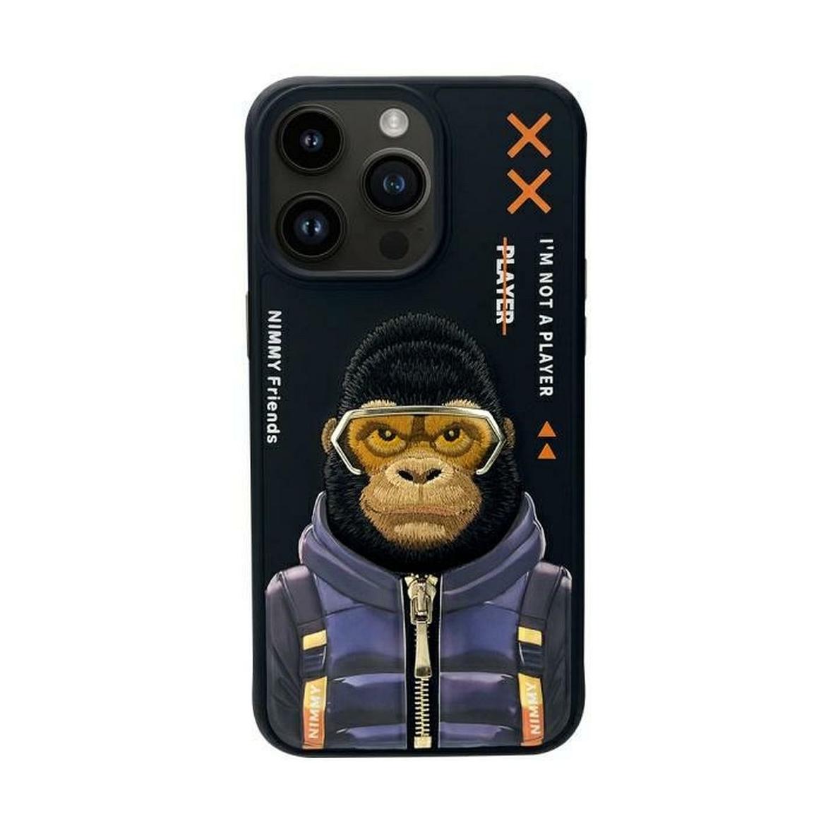 NIMMY futerał COOL&CUTE 2.0 Monkey do IPHONE 15 Pro Max czarny