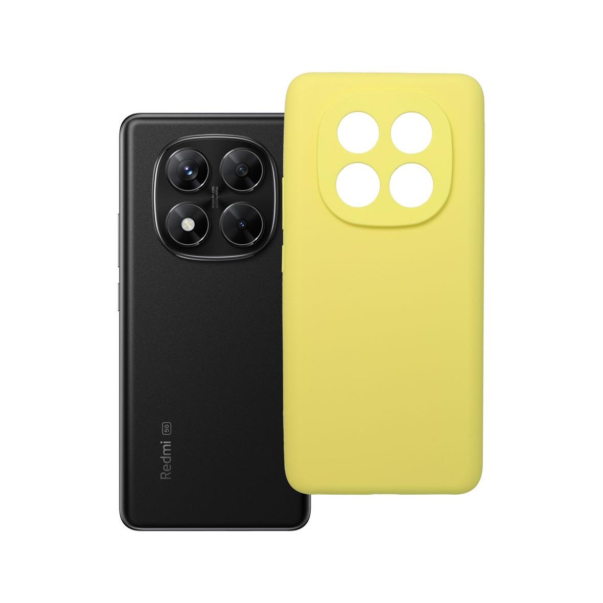Futerał do Xiaomi Redmi Note 14 PRO 5G Silicone 2mm żółty