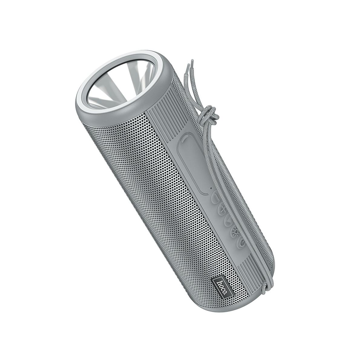 Głośnik bluetooth z latarką 2 x 15W 2h Hoco HC11 szary
