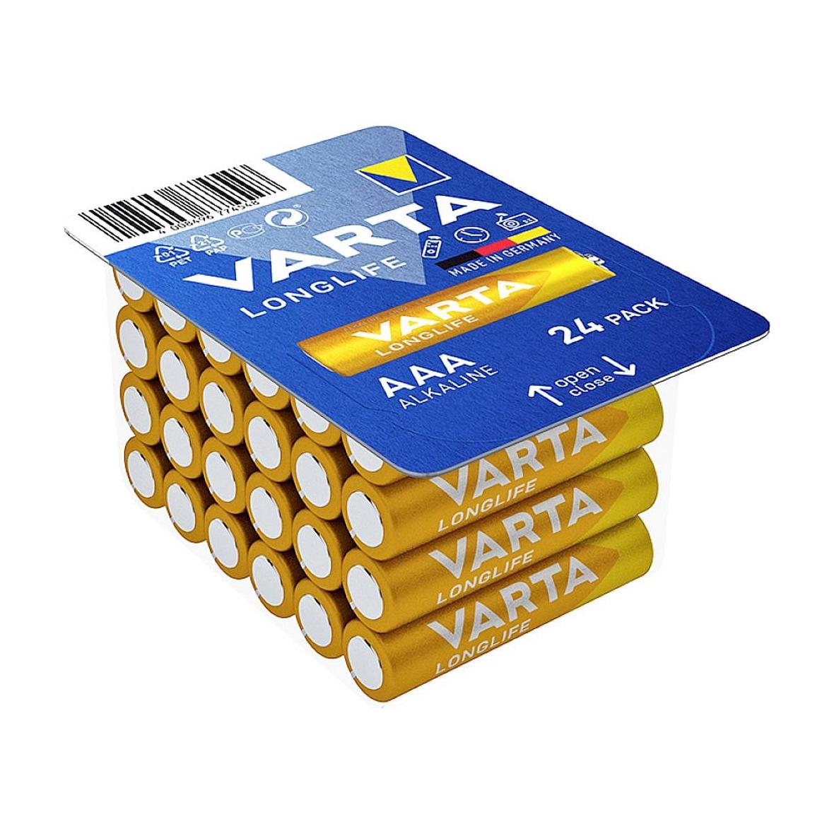 VARTA bateria alkaliczna R3 (AAA) Longlife 24 szt