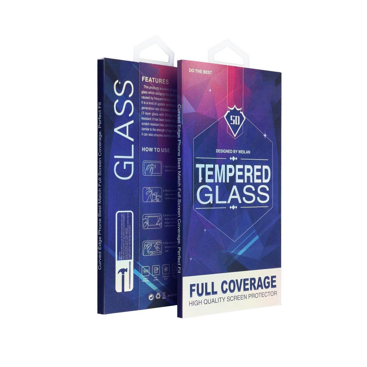 5D Full Glue Tempered Glass - do Samsung Galaxy S10 plus (hole) czarny