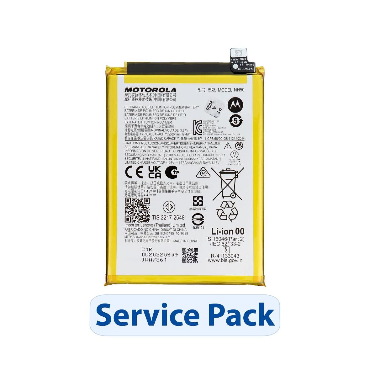 ServicePack Bateria SB18D69208  do Motorola Moto E13/E32/E32s/G13/G22/G53