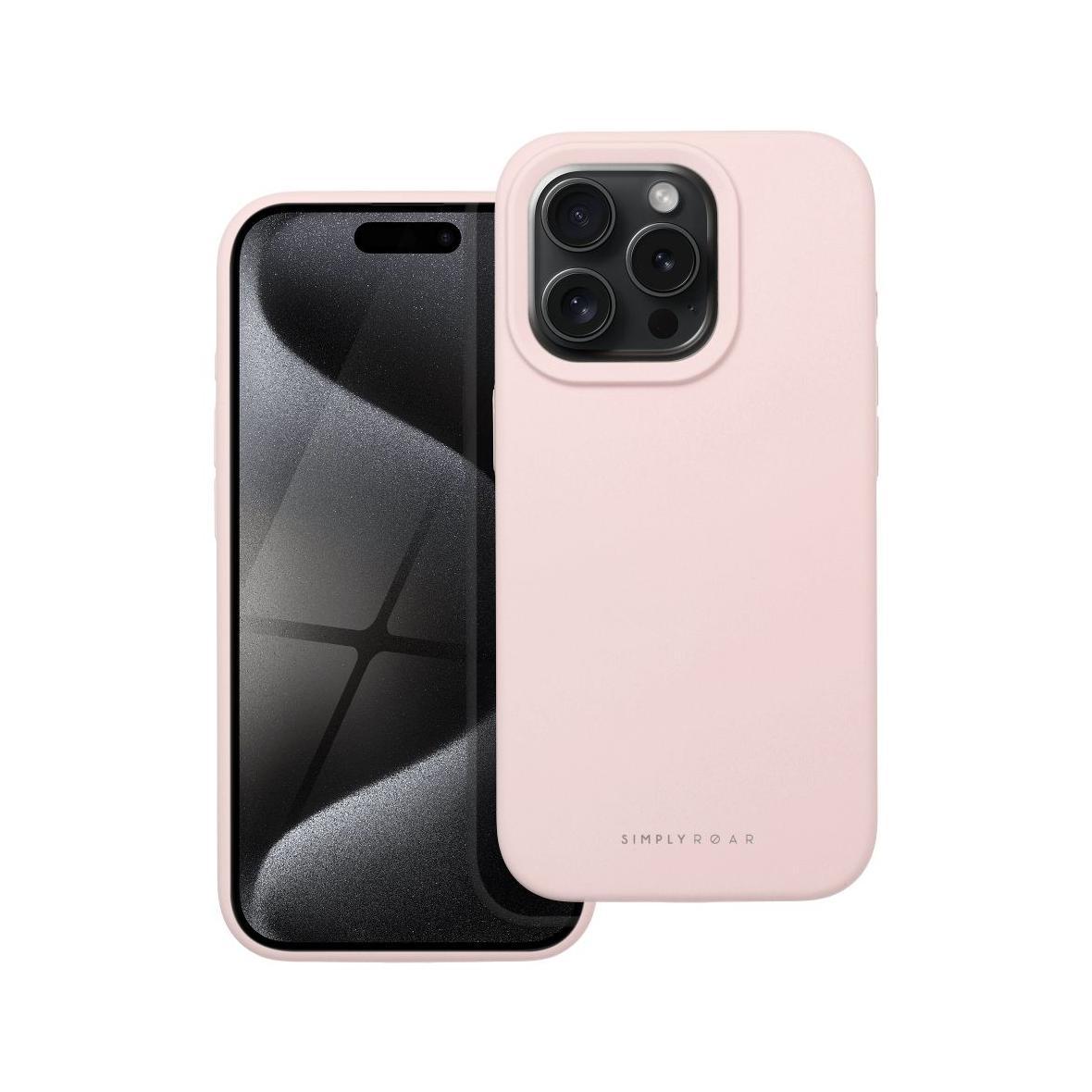 ROAR futerał CLOUD SKIN do IPHONE 15 Pro Jasnoróżowy