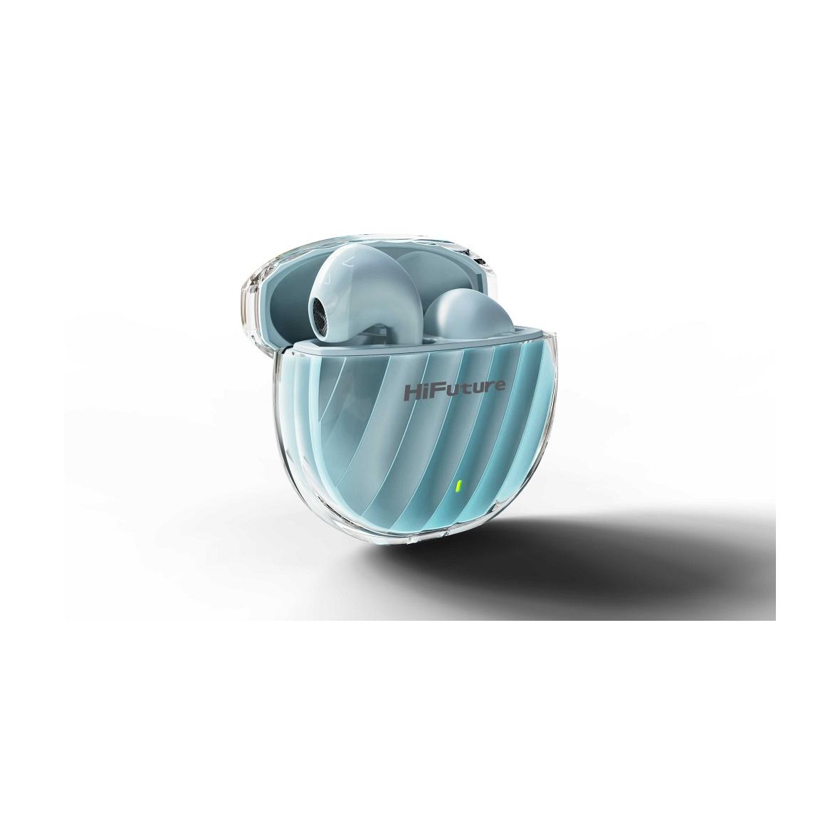 HIFUTURE słuchawki bezprzewodowe bluetooth TWS ENC IPX5 FLYBUDS3 Elegant niebieskie