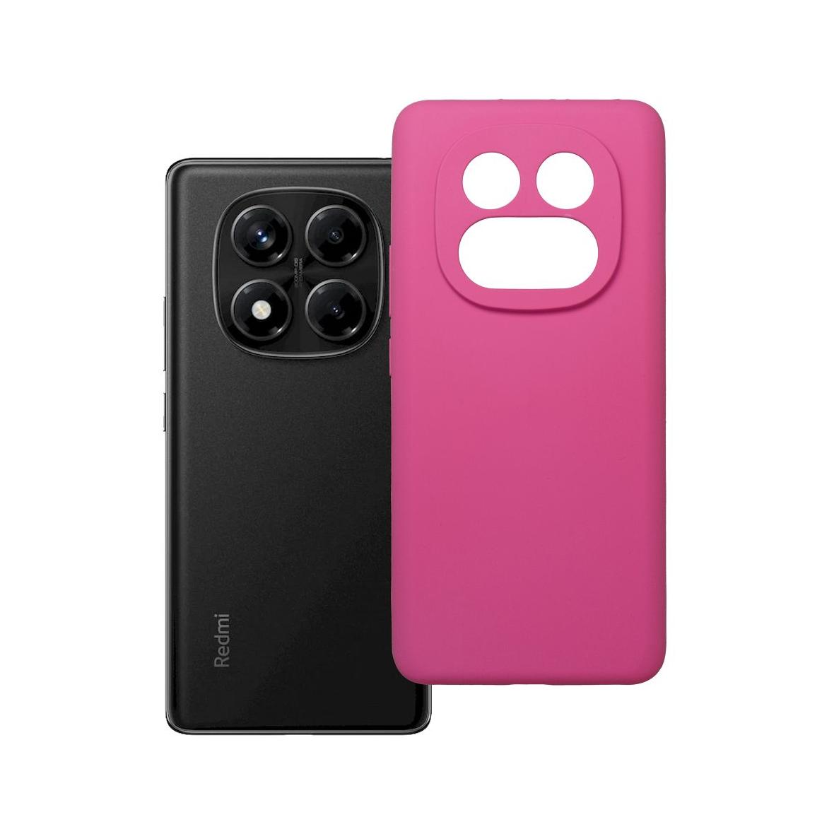 Futerał do Xiaomi Redmi Note 14 PRO 4G Silicone 2mm różowy