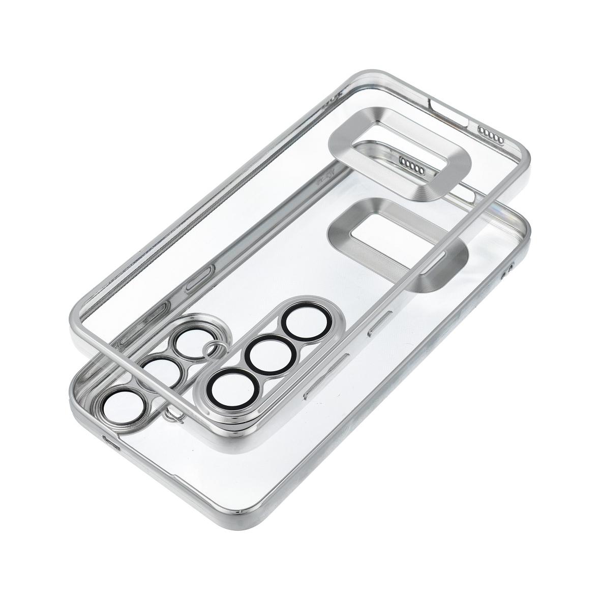 Futerał do Samsung A36 5G Glam srebrny
