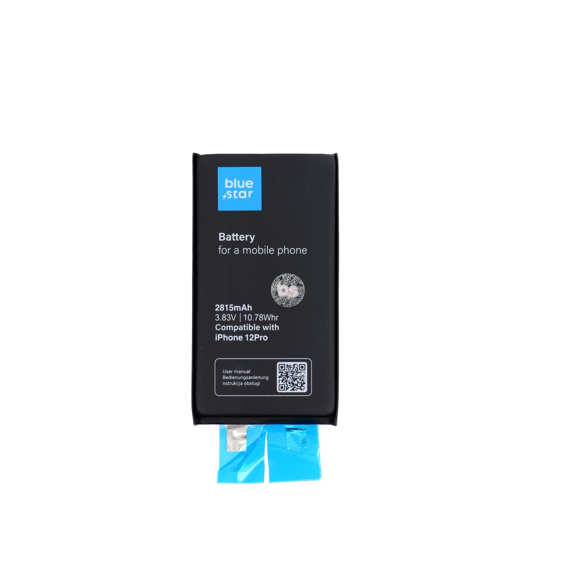 Bateria bez BMS do iPhone 12 / 12 Pro 2815 mAh Blue Star HQ