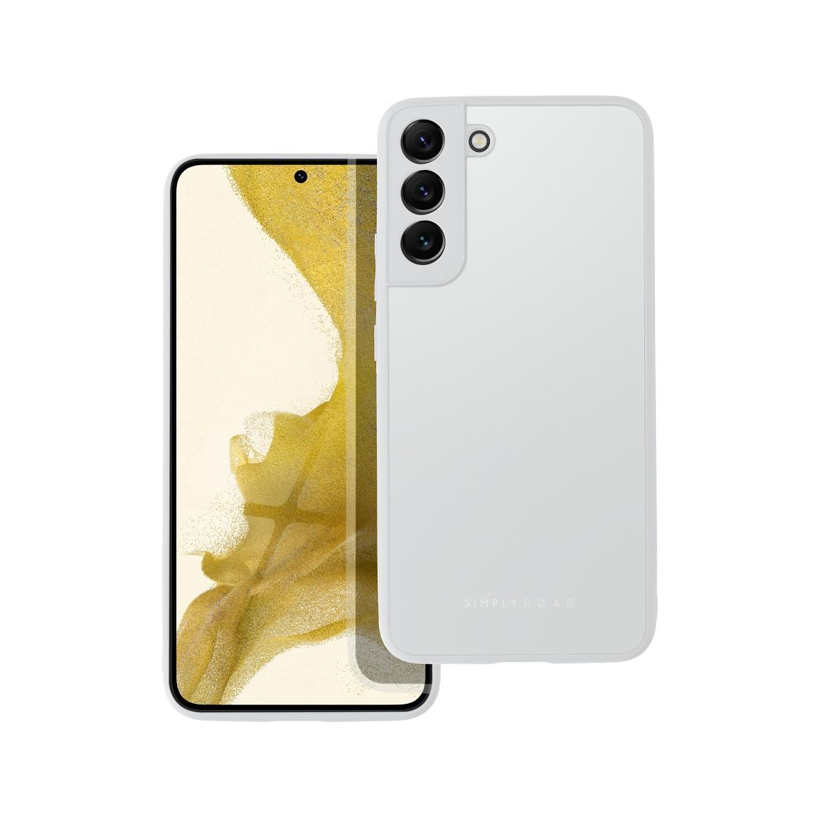 ROAR futerał MATTE GLASS do SAMSUNG S22 Plus stalowy