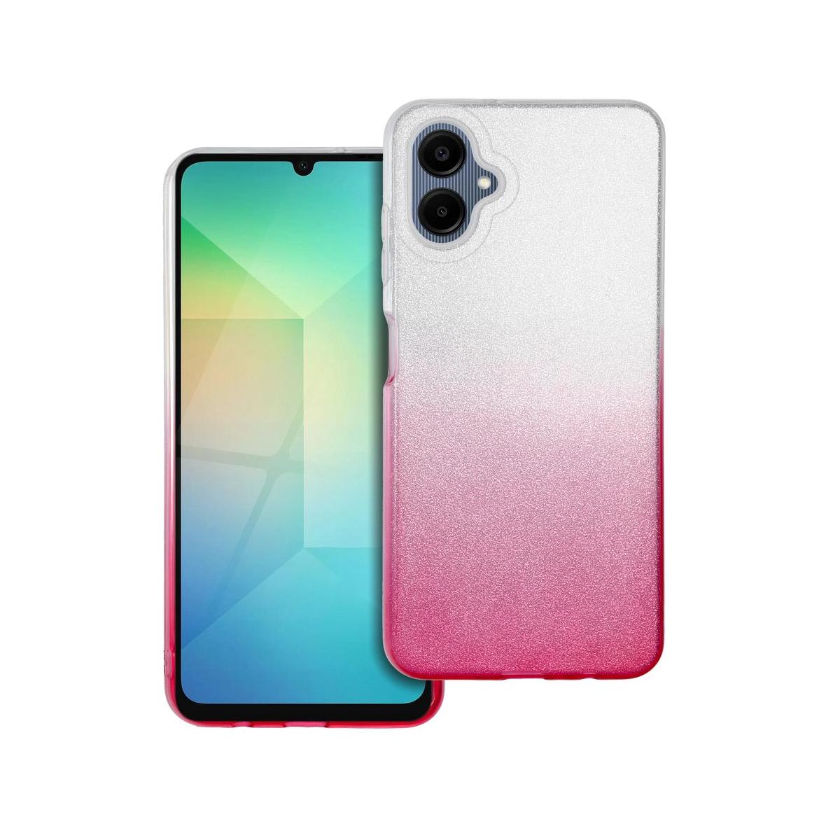 Futerał do Samsung A06 4G Shining transparentny różowy