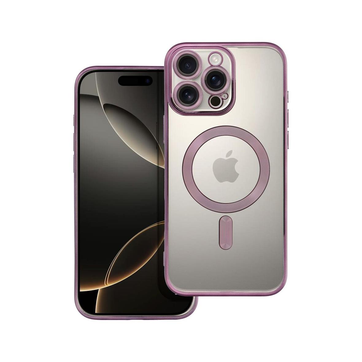 Futerał do iPhone 16 PRO MAX Electro Mag Cover zgodny z MagSafe fioletowy