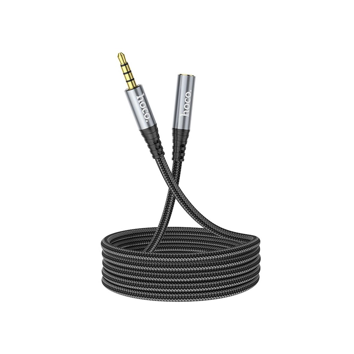HOCO kabel AUX Jack 3,5 mm (męski) do Jack 3,5 mm (żeński) UPA20 1 m czarny