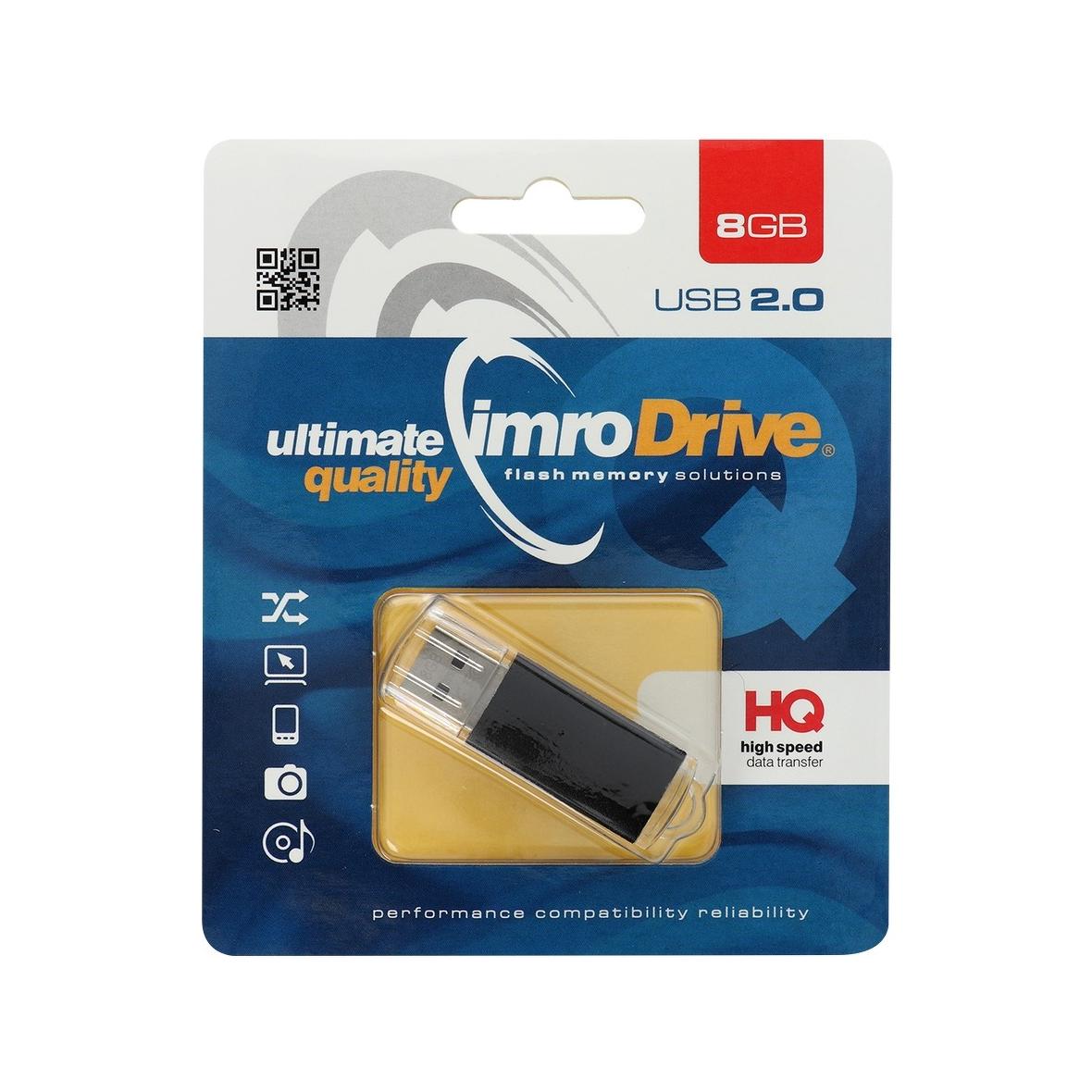 IMRO pendrive BLACK 8GB USB2.0