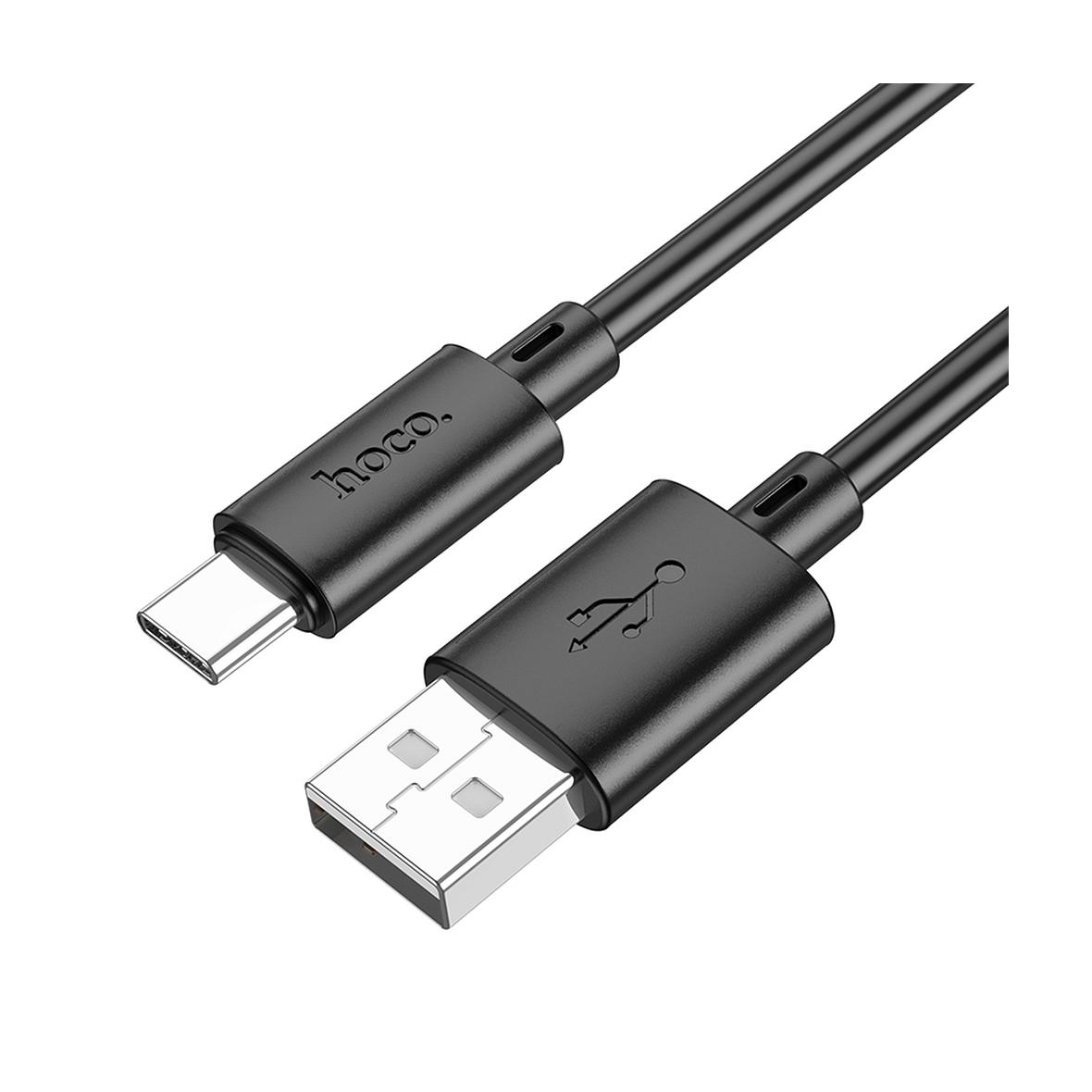 Kabel USB A do USB C Hoco 3A 1 m X88 czarny