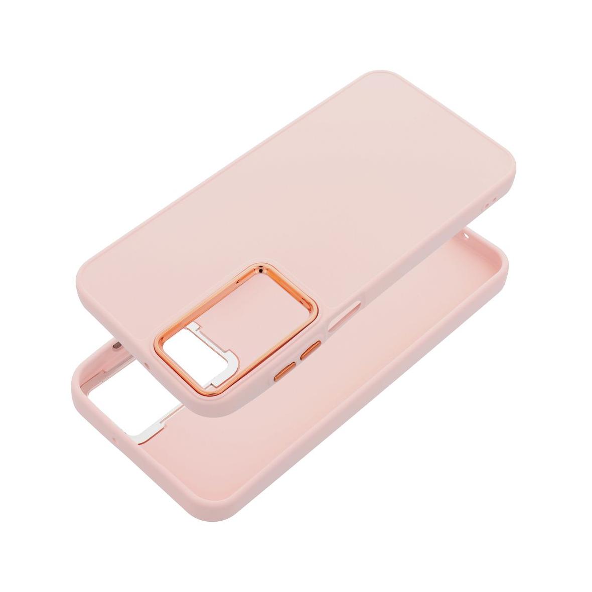 Futerał do Xiaomi Redmi Note 15 PRO 4G Frame pudrowy róż