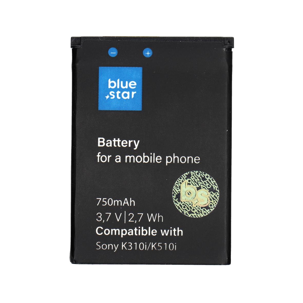 Bateria do Sony Ericcson K310i / K510i / J300 / W200 / T280 750 mAh Blue Star Premium