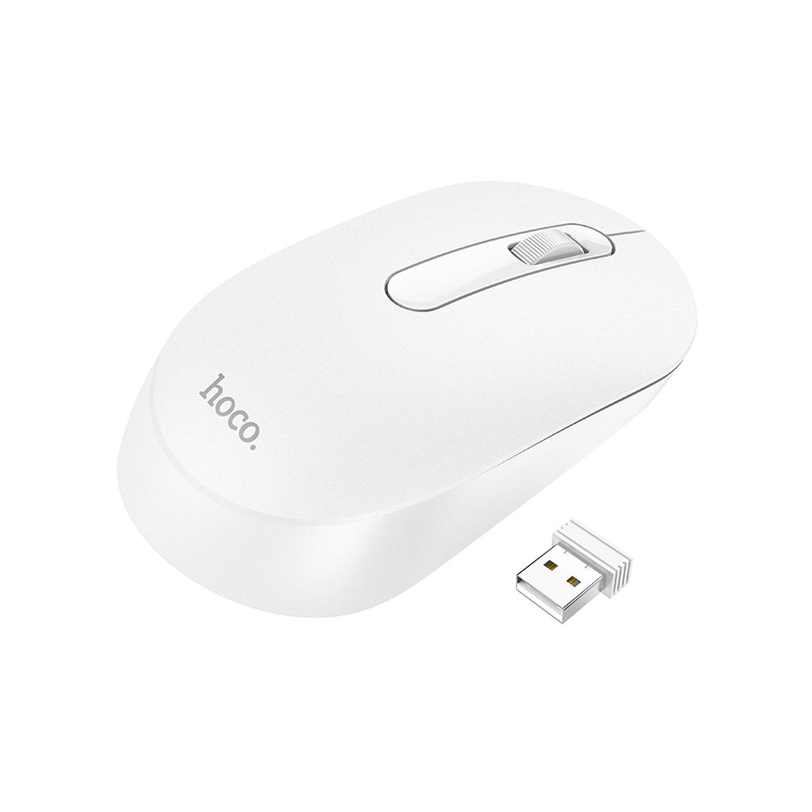Myszka bezprzewodowa Hoco 2,4G 1200 dpi GM14 biała
