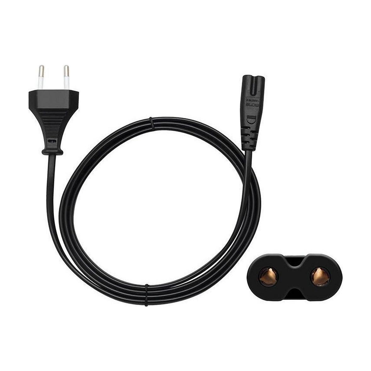 Kabel zasilający radiowy (2pin) 1,5 m czarny