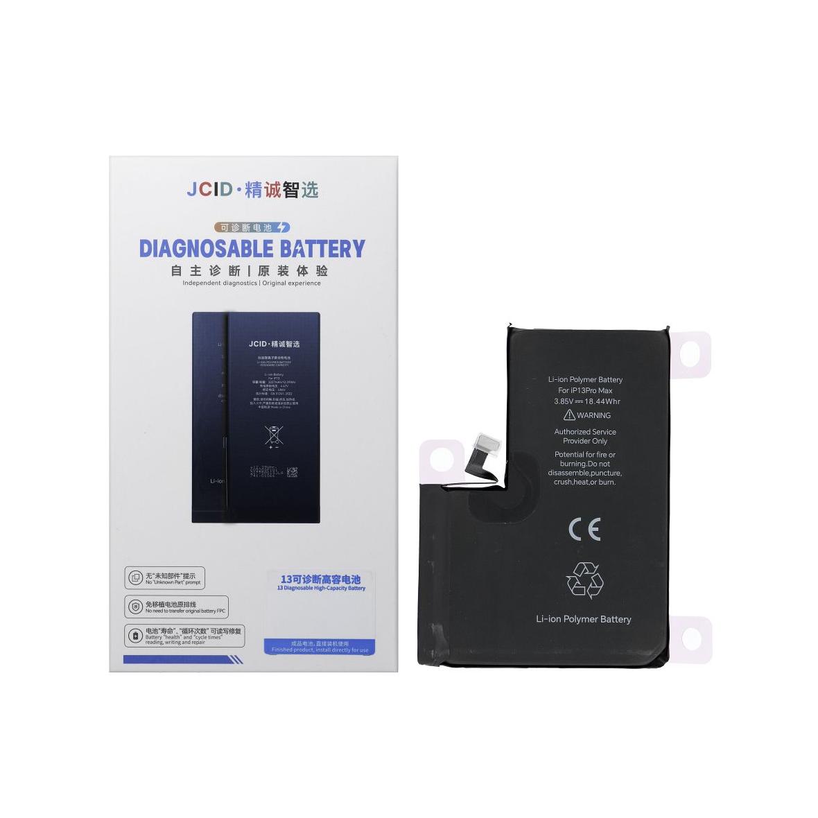 JCID Bateria z możliwością przypisania jako USED do iPhone 13 Pro Max 4790 mAh (zwiększona pojemność)