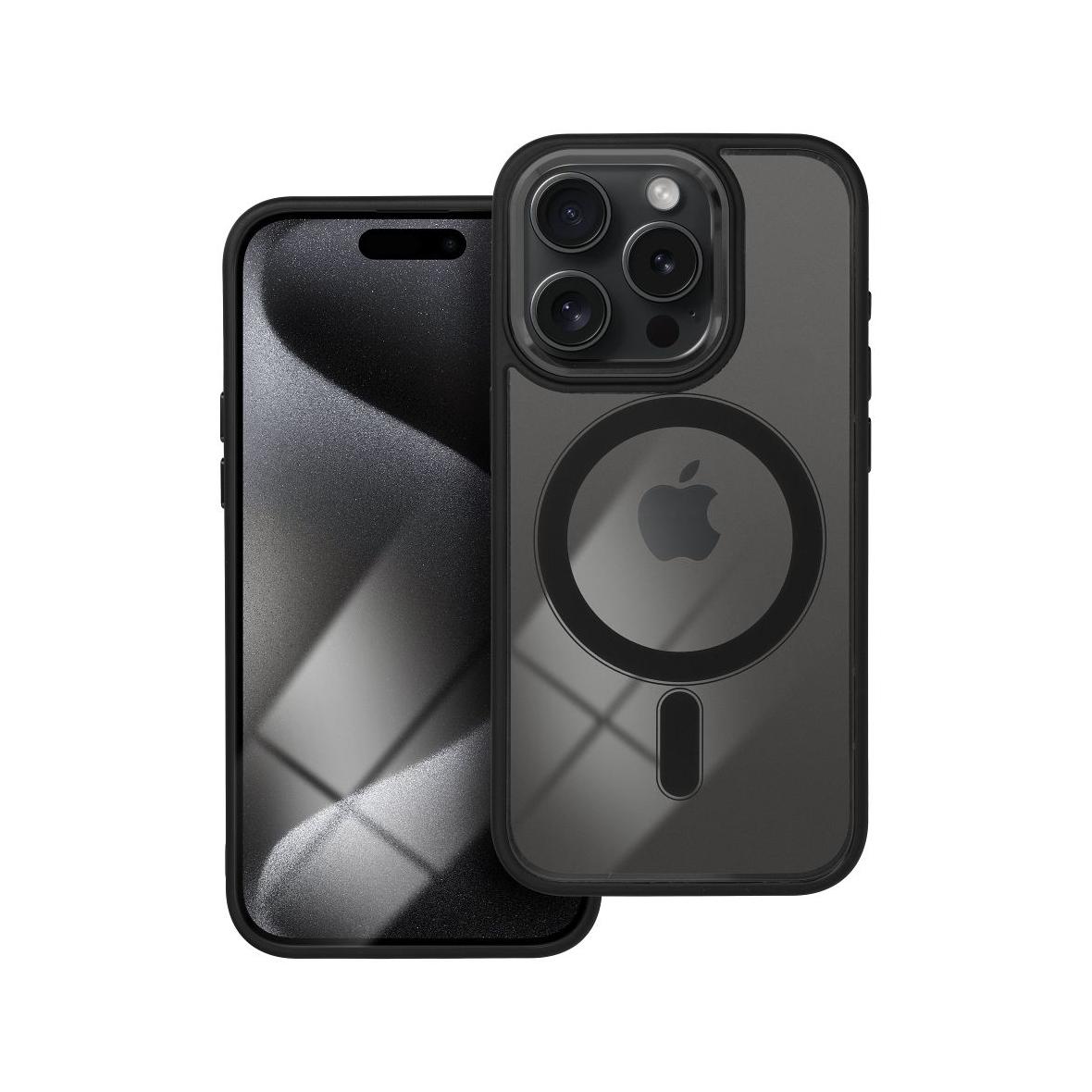 Futerał do iPhone 15 PRO Color Edge Mag Cover zgodny z MagSafe czarny
