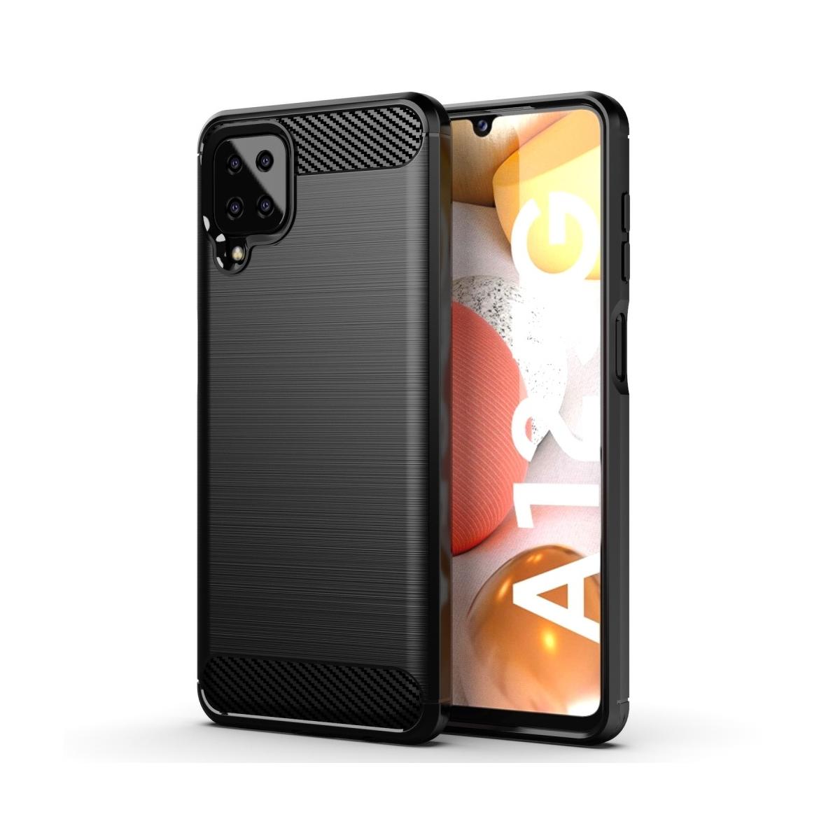 Futerał do Samsung A12 Carbon czarny