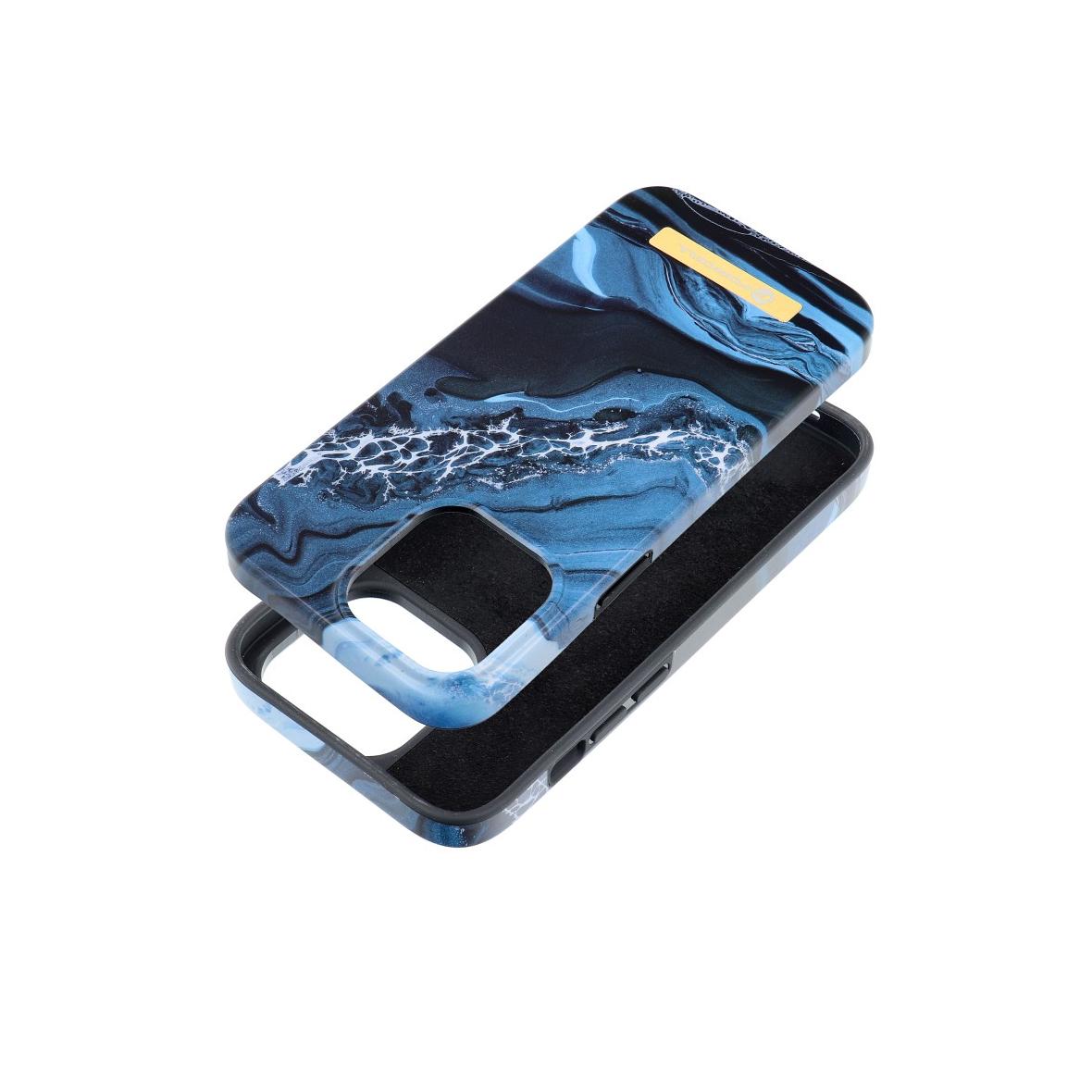 Etui na iPhone 14 PRO MAX Forcell F-Protect Mirage zgodny z MagSafe ocean marble