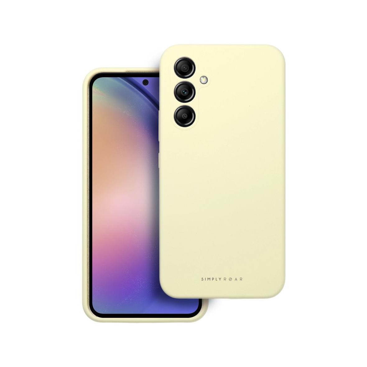 ROAR futerał CLOUD SKIN do SAMSUNG A54 5G Jasnożółty
