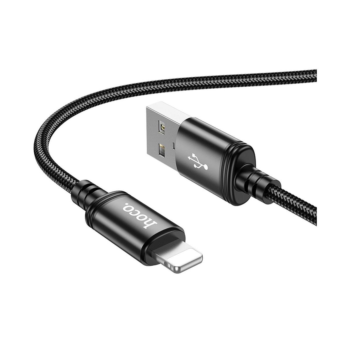 Kabel USB A do Lightning Hoco 2,4A 1 m X89 czarny