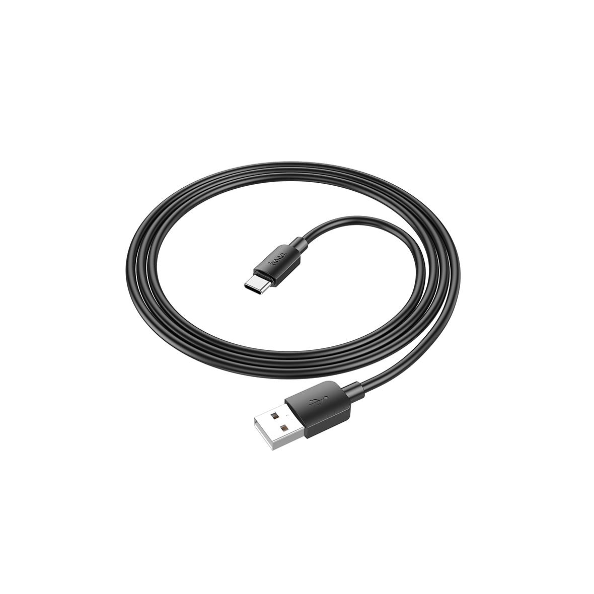 Kabel USB A do USB C Hoco PD 2,4A 27W 1 m X96 czarny