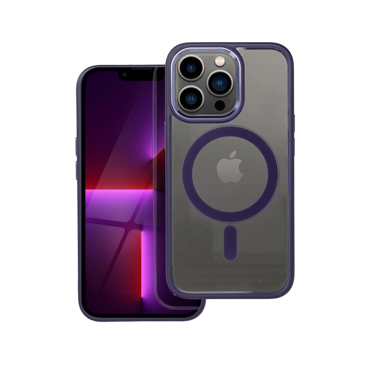 Futerał do iPhone 13 PRO Color Edge Mag Cover zgodny z MagSafe fioletowy