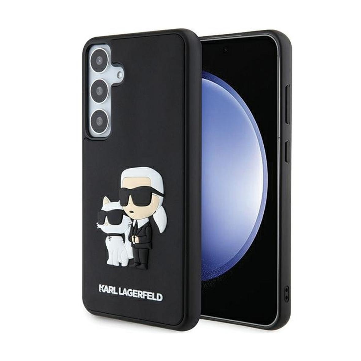 KARL LAGERFELD futerał do SAMSUNG S24 Plus KLHCS24M3DRKCNK (3D RUBBER KC NFT) czarny