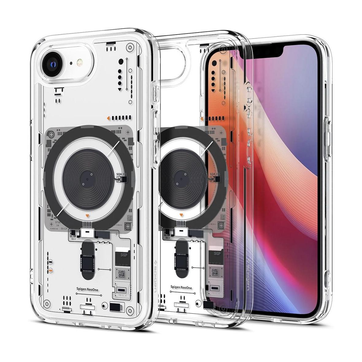 SPIGEN futerał ULTRA HYBRID MAG kompatybilny z MagSafe do IPHONE 16e (SE 4 2025) neo one