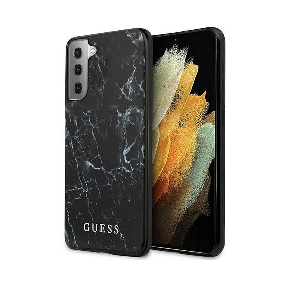 GUESS futerał do SAMSUNG S21 Plus GUHCS21MPCUMABK (Marble) czarny