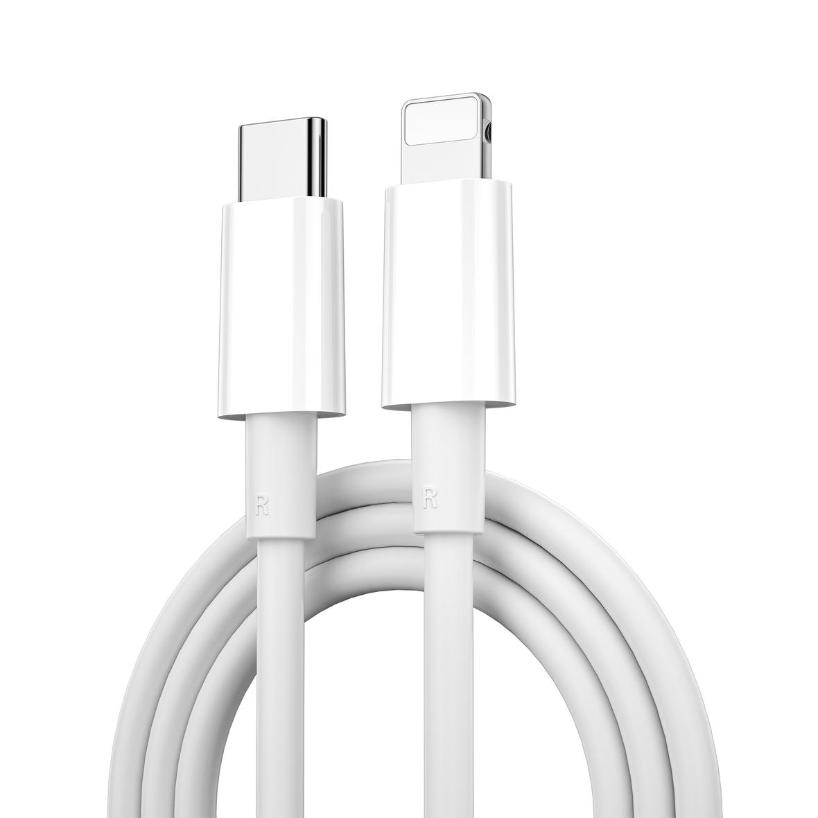 Kabel USB C do Lightning Wiwu 30W Wi-C008 biały
