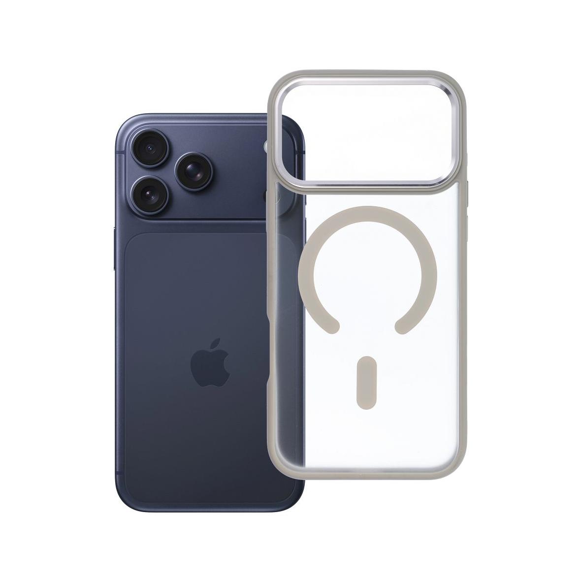 Futerał do iPhone 17 PRO MAX Matte Mag Cover zgodny z MagSafe tytanowy