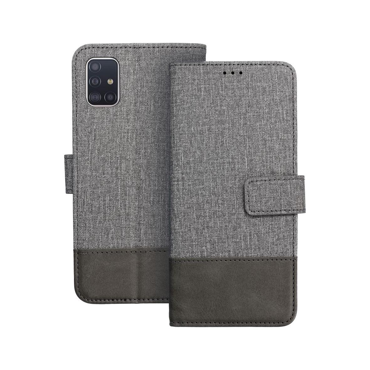 Kabura GOMMA Book do SAMSUNG A51 szary