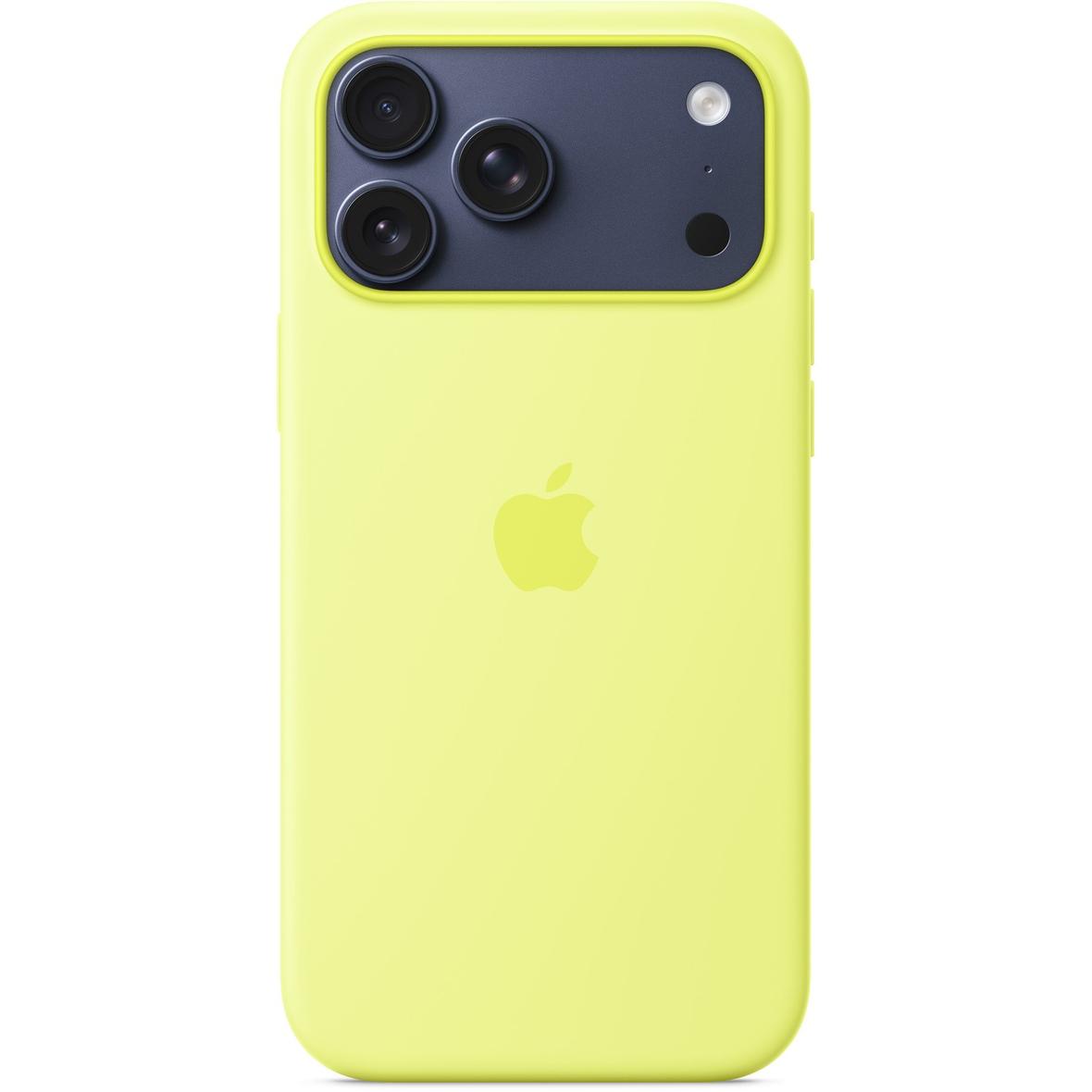 iPhone 17 Pro Max Silicone Case with MagSafe – Neon Yellow 0INT