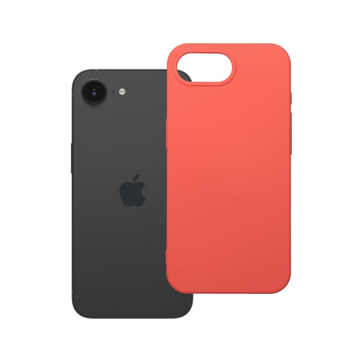 Futerał do iPhone 16e (SE 4 2025) / 17e Silicone brzoskwiniowy