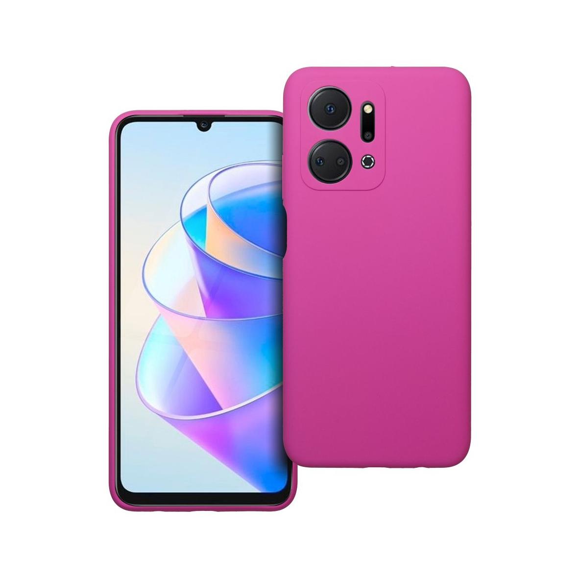 Futerał do Honor X7A Silicone 2mm różowy